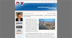 Desktop Screenshot of conventionalthinking.net